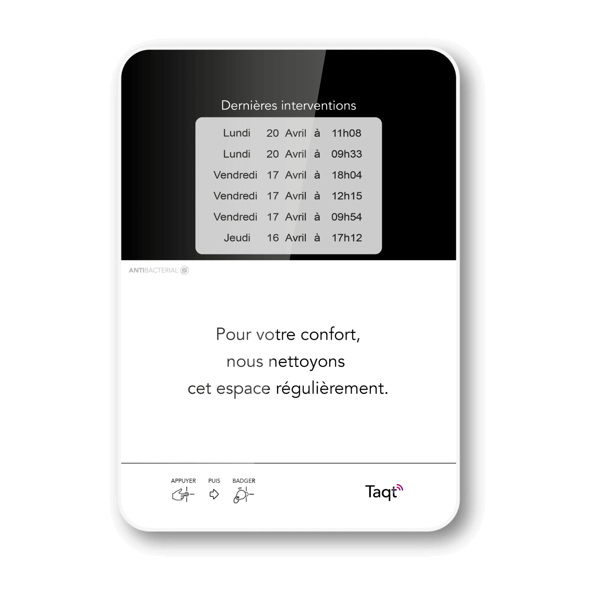 Feuille digitale de suivi des interventions